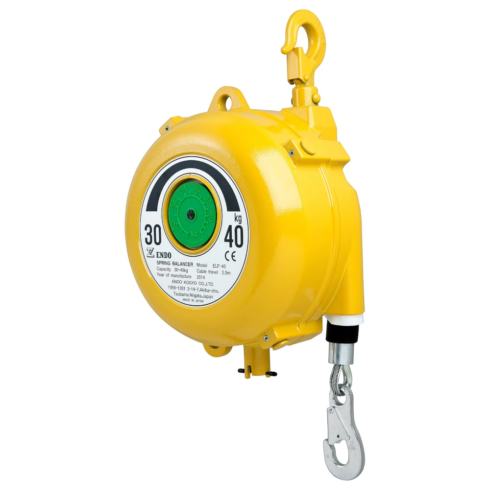 ENDO ELF-40 Federzug mit 2,5 m Stahlseil