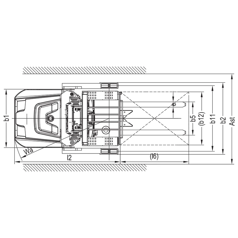 Elektrischer Hochhub-Kommissionierer VKV15, 1.500 kg, Produktansicht 5
