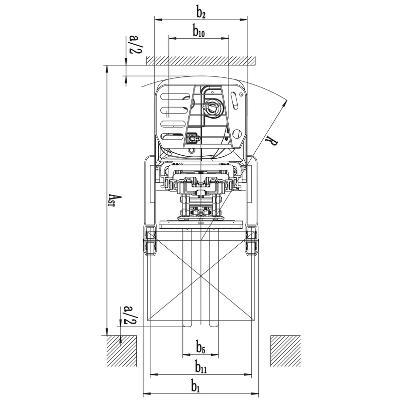 Elektro-Schubmaststapler REV15DS/REV18DS – Produktansicht 7