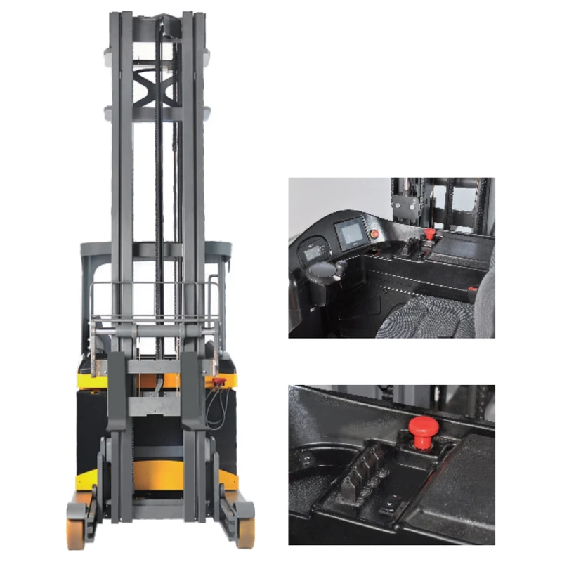Schubmaststapler REV16 mit integriertem Seitenschieber
